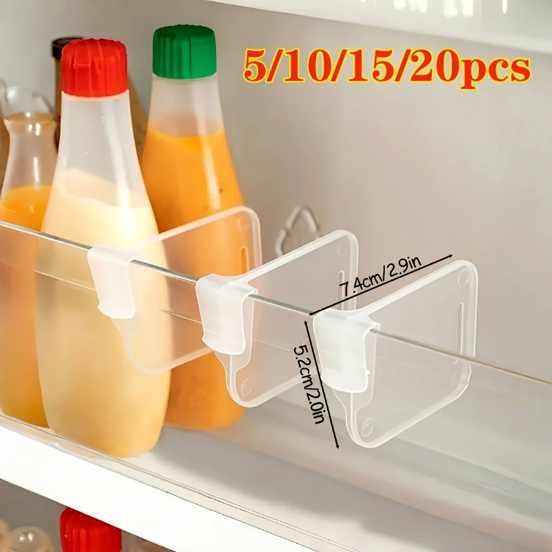 Kitchen Appliances Refrigerators - 5 10 15 20PCS Sturdy Clear