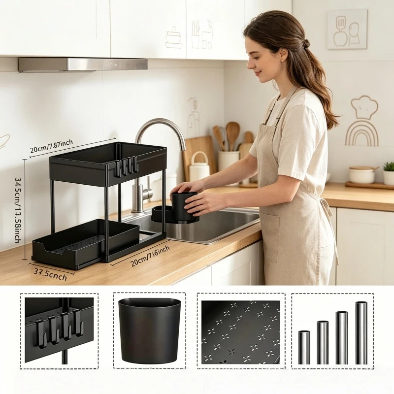 2026 New Under-Sink Organizer  – обзор и цена Kitchen Appliances Storage