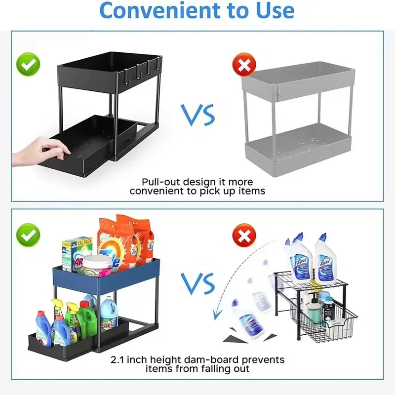 2026 New Under-Sink Organizer  – обзор и цена Kitchen Appliances Storage