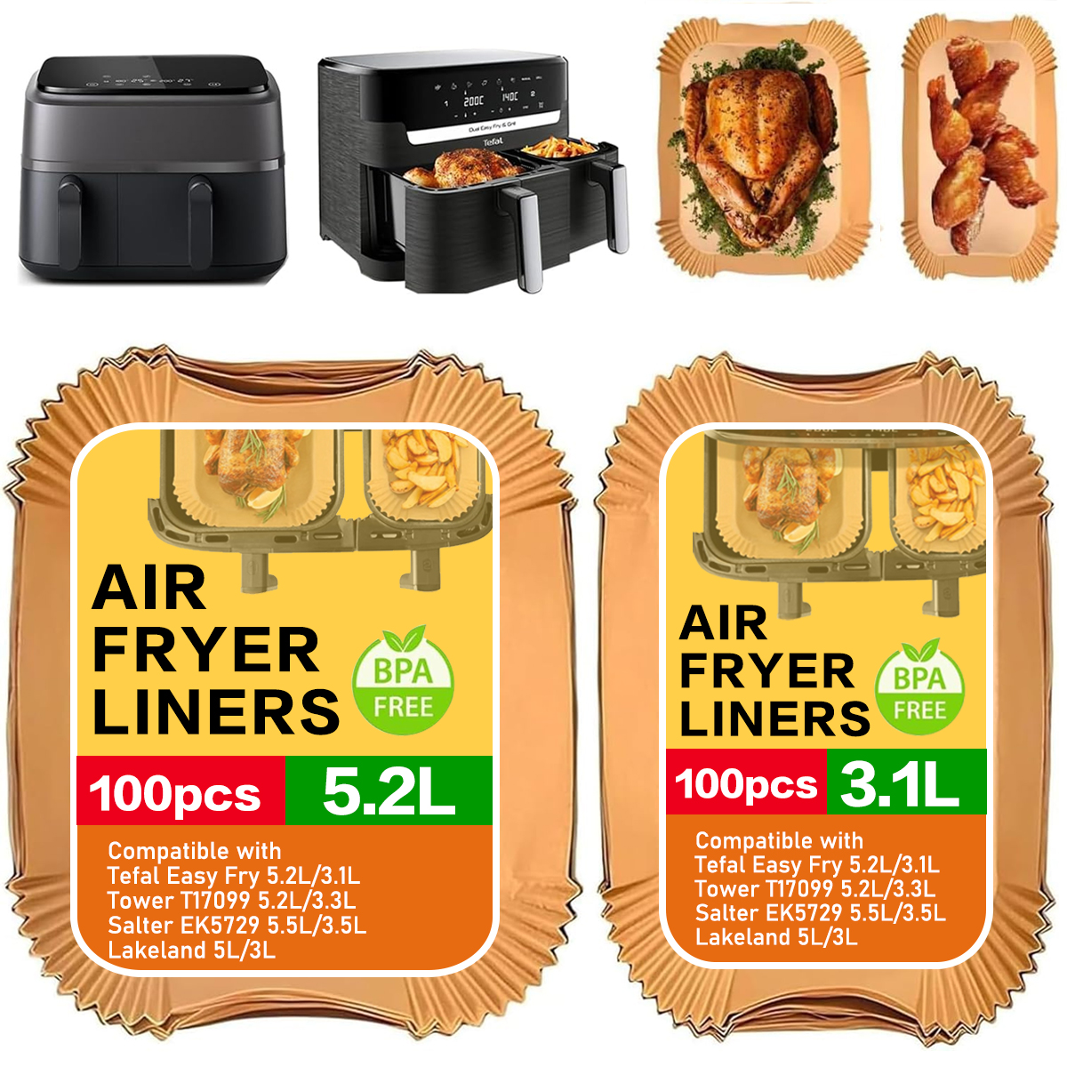 Air Fryer Baking Paper Parchme – обзор и цена Air Fryer 5L Digital