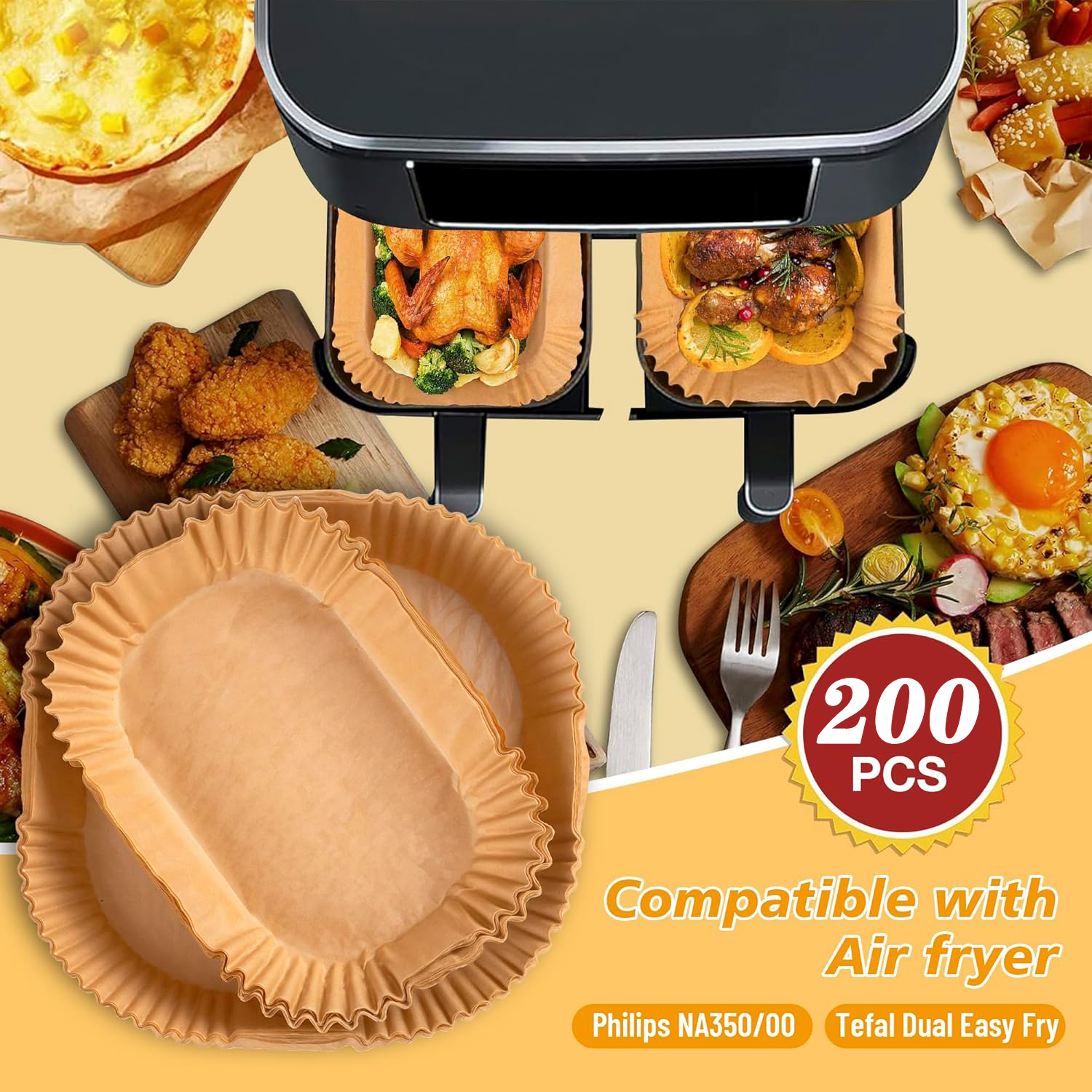 Air Fryer Baking Paper Parchme – обзор и цена Air Fryer 5L Digital