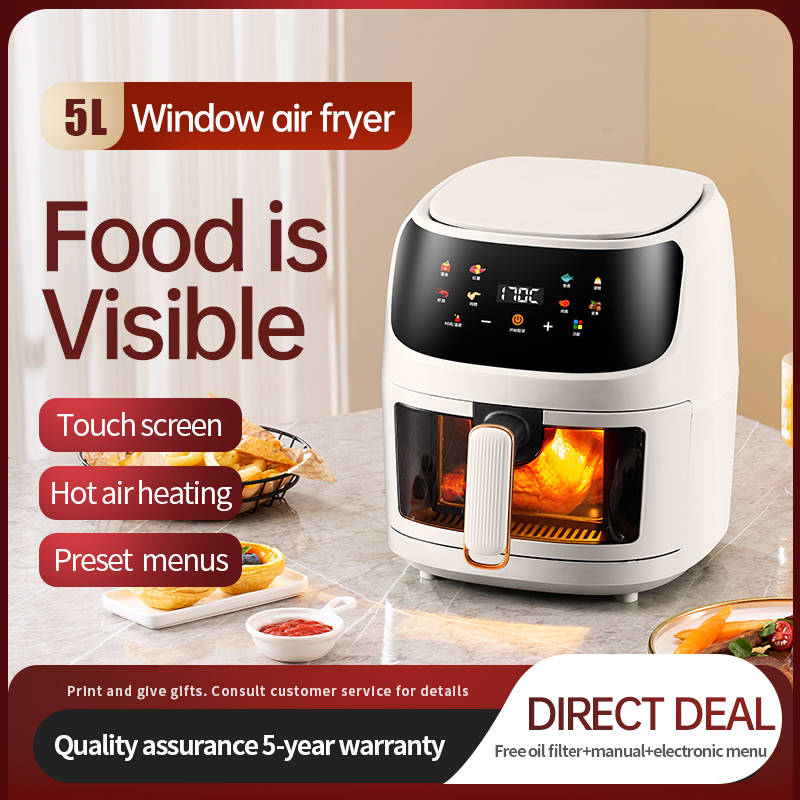 1350W Digital Air Fryer, Trans – обзор и цена Air Fryer 5L Digital
