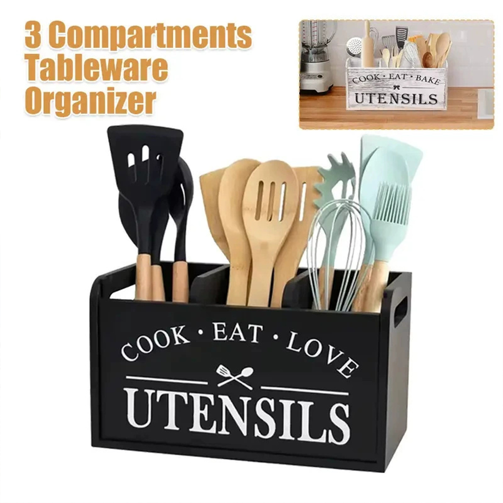 Wood Kitchen Utensils Holder U – обзор и цена Kitchen Appliances Storage