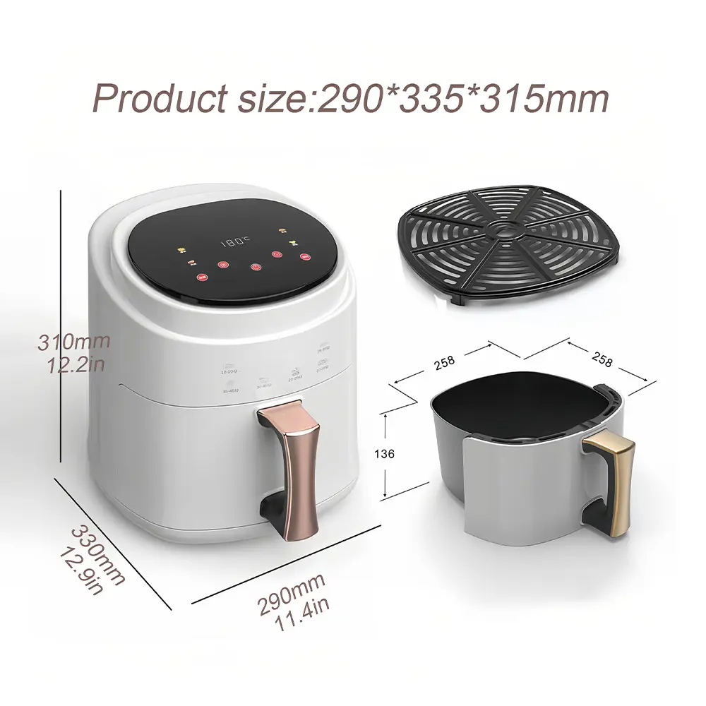2800W 5L 6L 8L Digital Control – обзор и цена Air Fryer 5L Digital