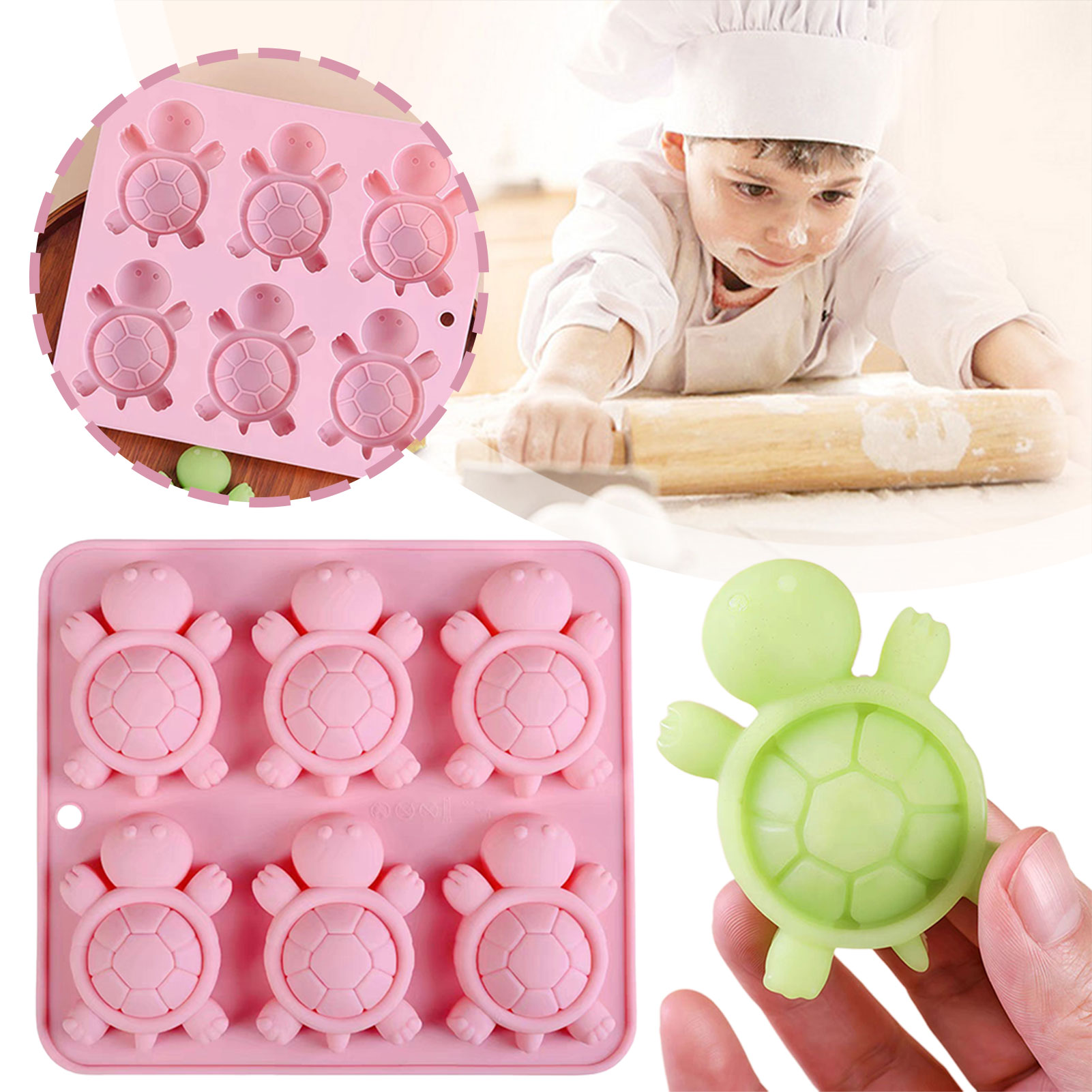 Turtles Ice Tray 3D Tortoises  – обзор и цена Kitchen Appliances For Baking