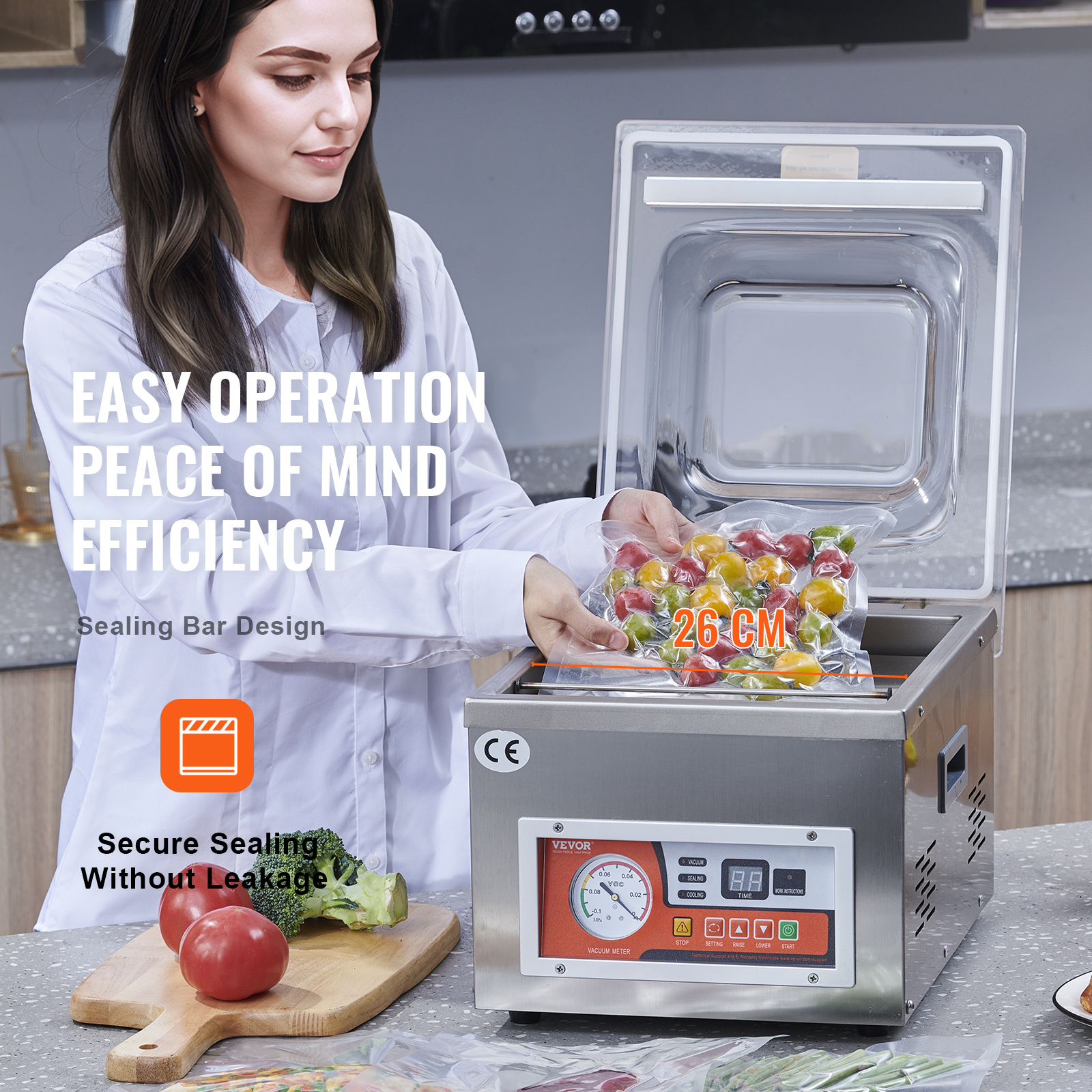 Vacuum Sealer Machine with 6.5 – обзор и цена Kitchen Appliances Storage