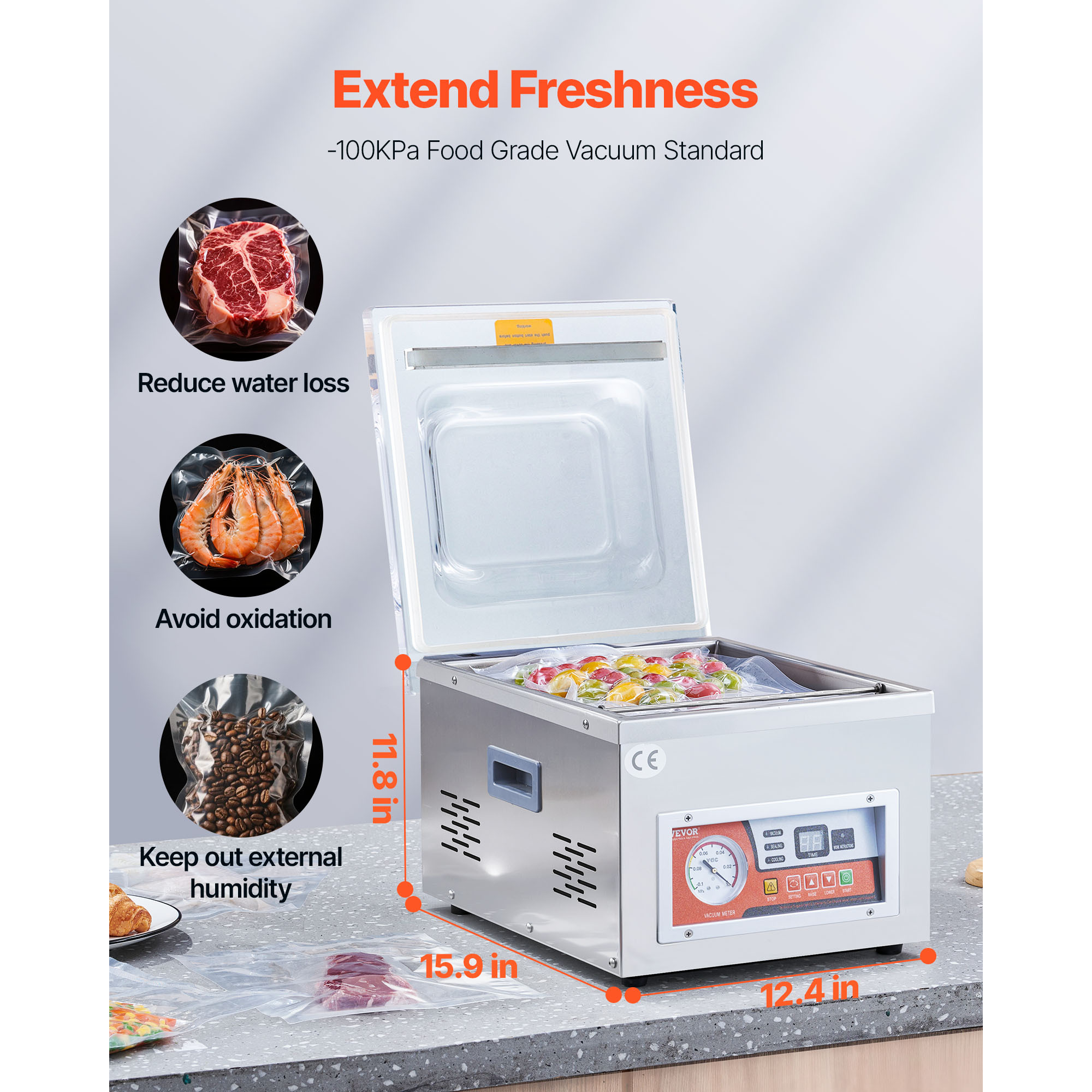 Vacuum Sealer Machine with 6.5 – обзор и цена Kitchen Appliances Storage