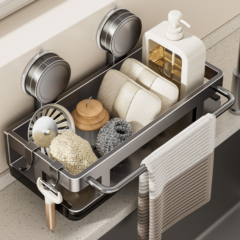 Suction Cup Storage Shelf Punc – обзор и цена Kitchen Appliances Storage