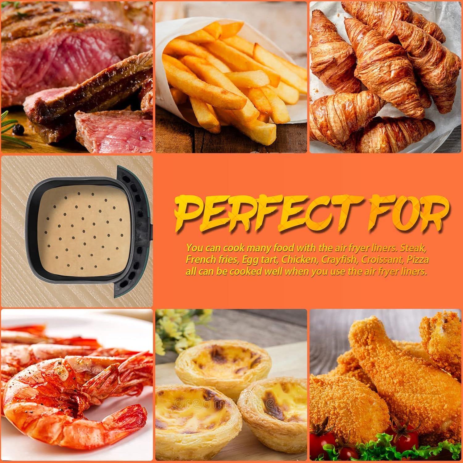 100Pcs 23cm XXL Square Hot Air – обзор и цена Air Fryer 5L Digital