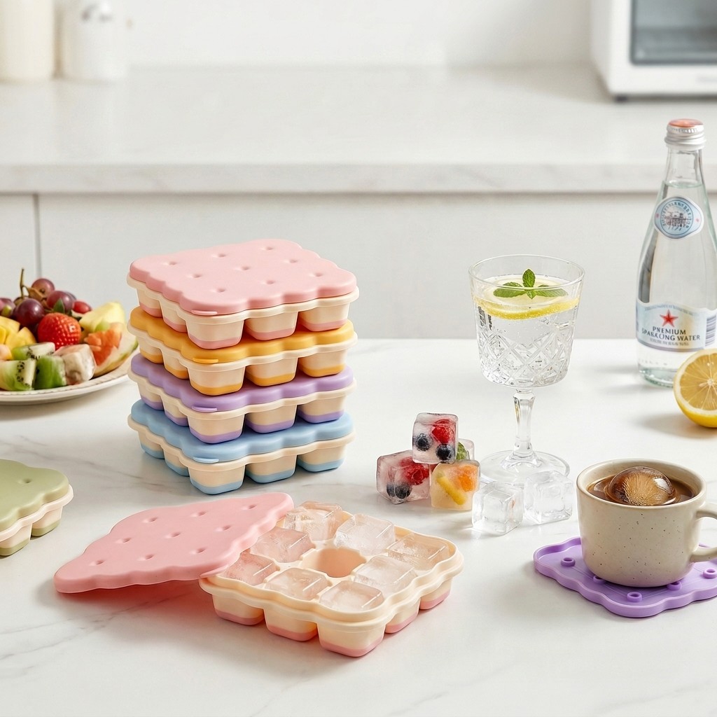 Cookie Shaped Plastic Ice Cube – обзор и цена Kitchen Appliances Rack