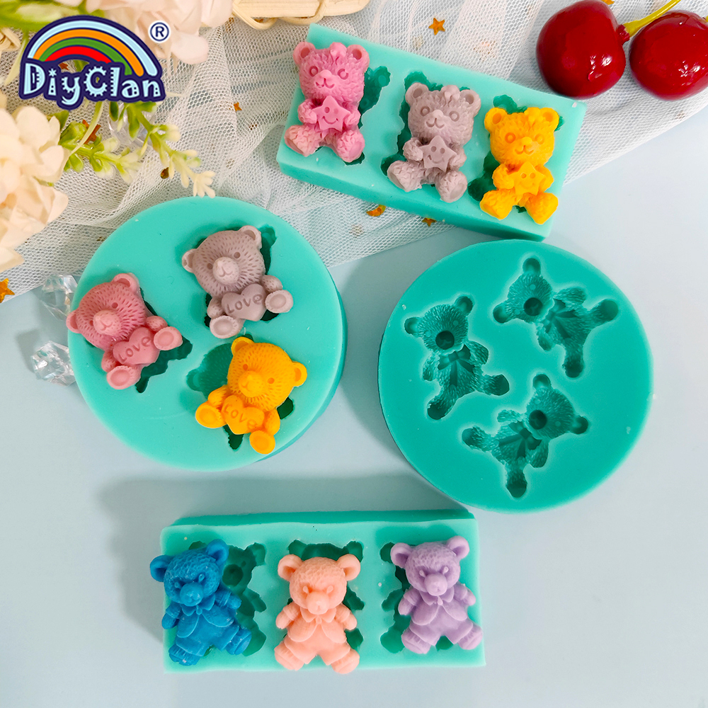 Cute Mini Bear Silicone Mold F – обзор и цена Kitchen Appliances For Baking