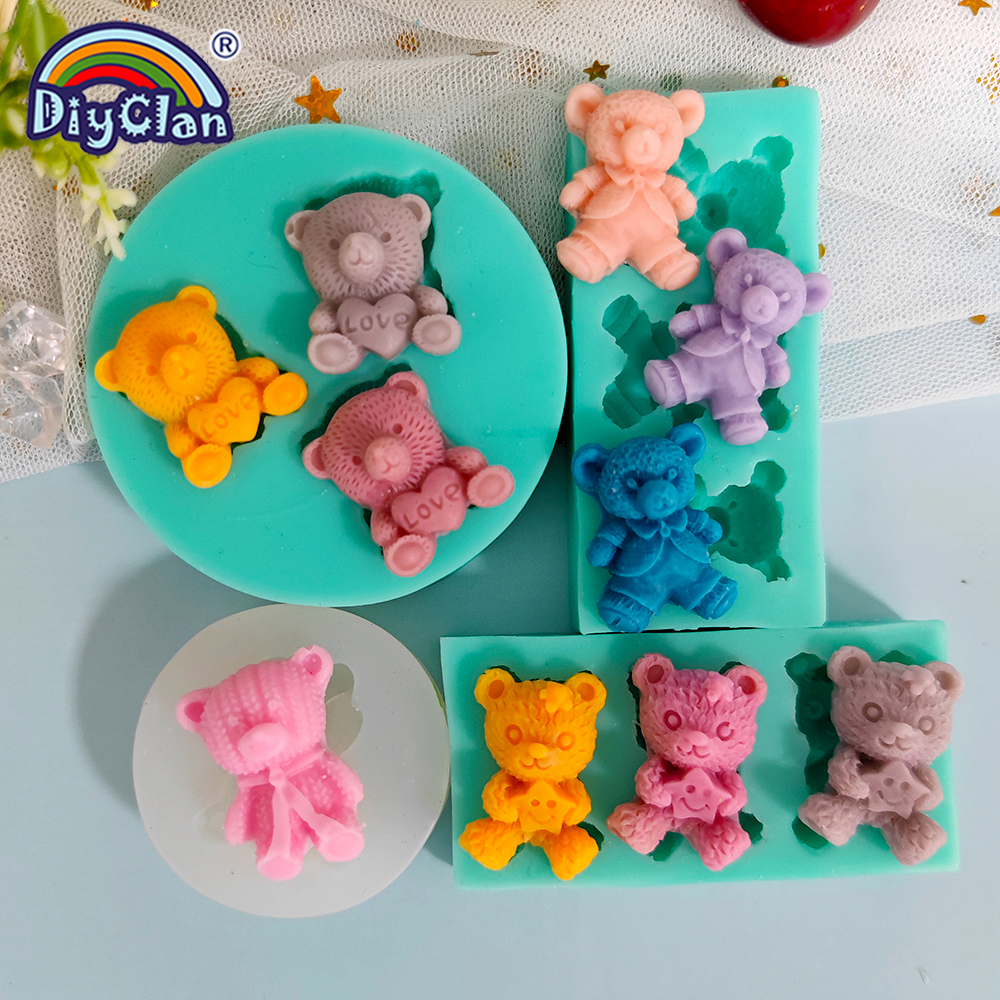 Cute Mini Bear Silicone Mold F – обзор и цена Kitchen Appliances For Baking