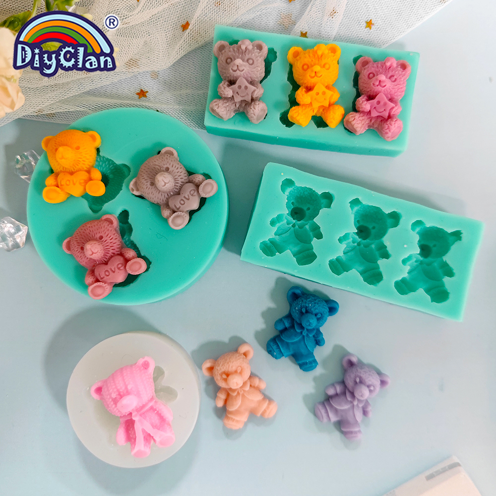 Cute Mini Bear Silicone Mold F – обзор и цена Kitchen Appliances For Baking