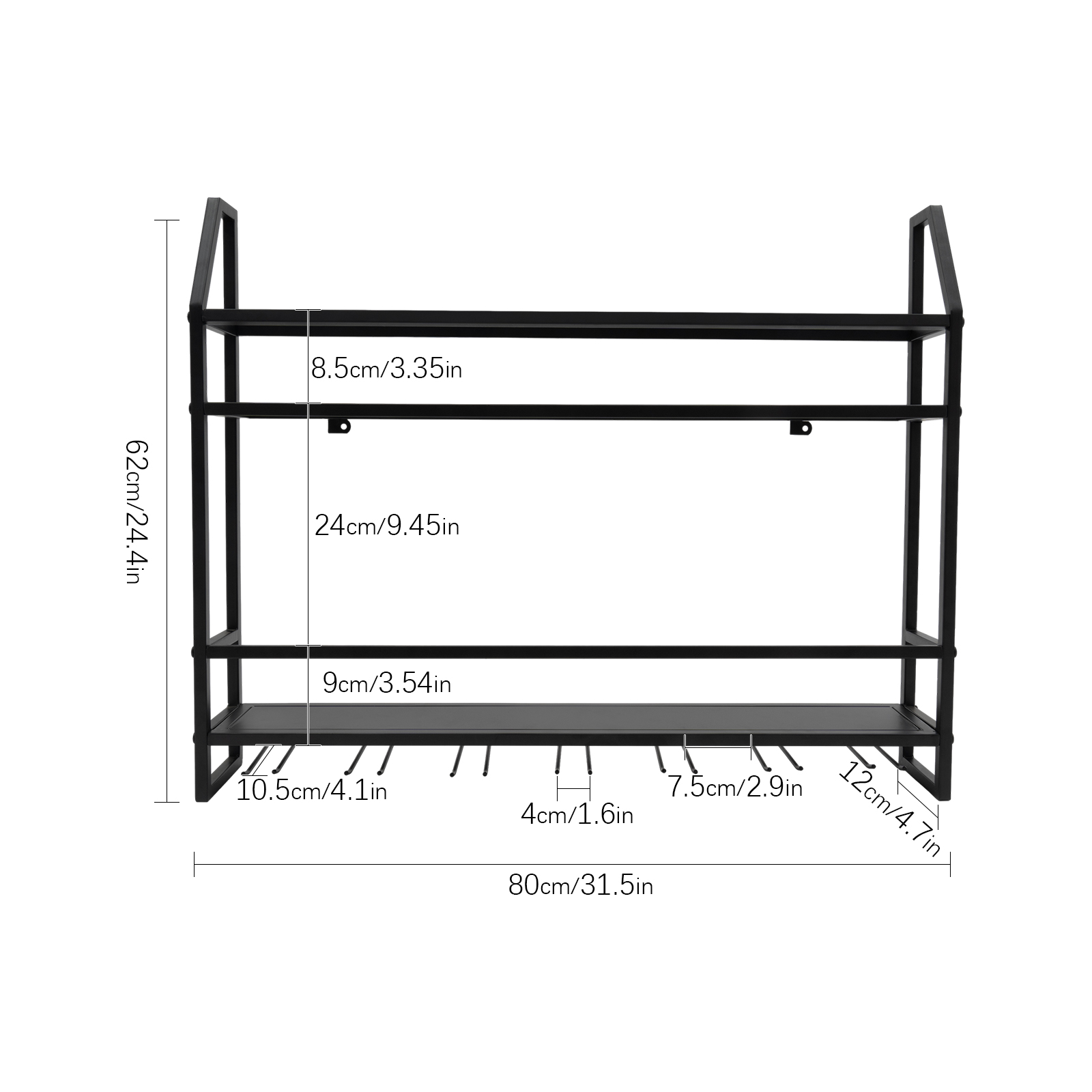 Double-layer Wine Rack Wall-Mo – обзор и цена Kitchen Appliances Rack