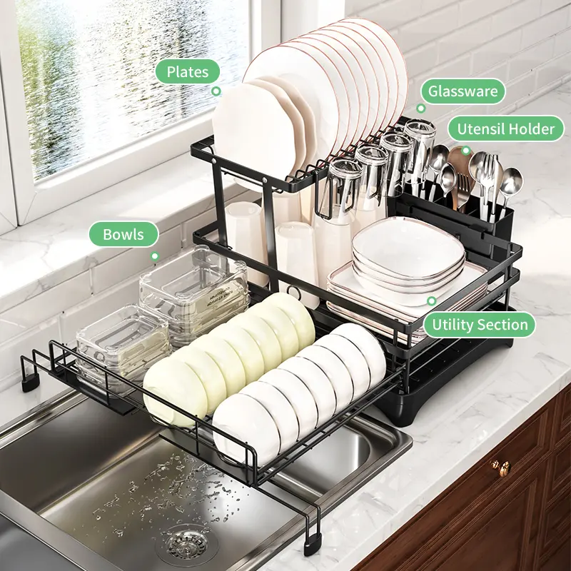 Foldable Over Sink Dish Drying – обзор и цена Kitchen Appliances Storage