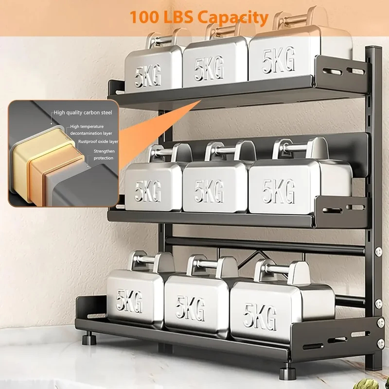 3 Tier Adjustable Spice Storag – обзор и цена Kitchen Appliances Storage