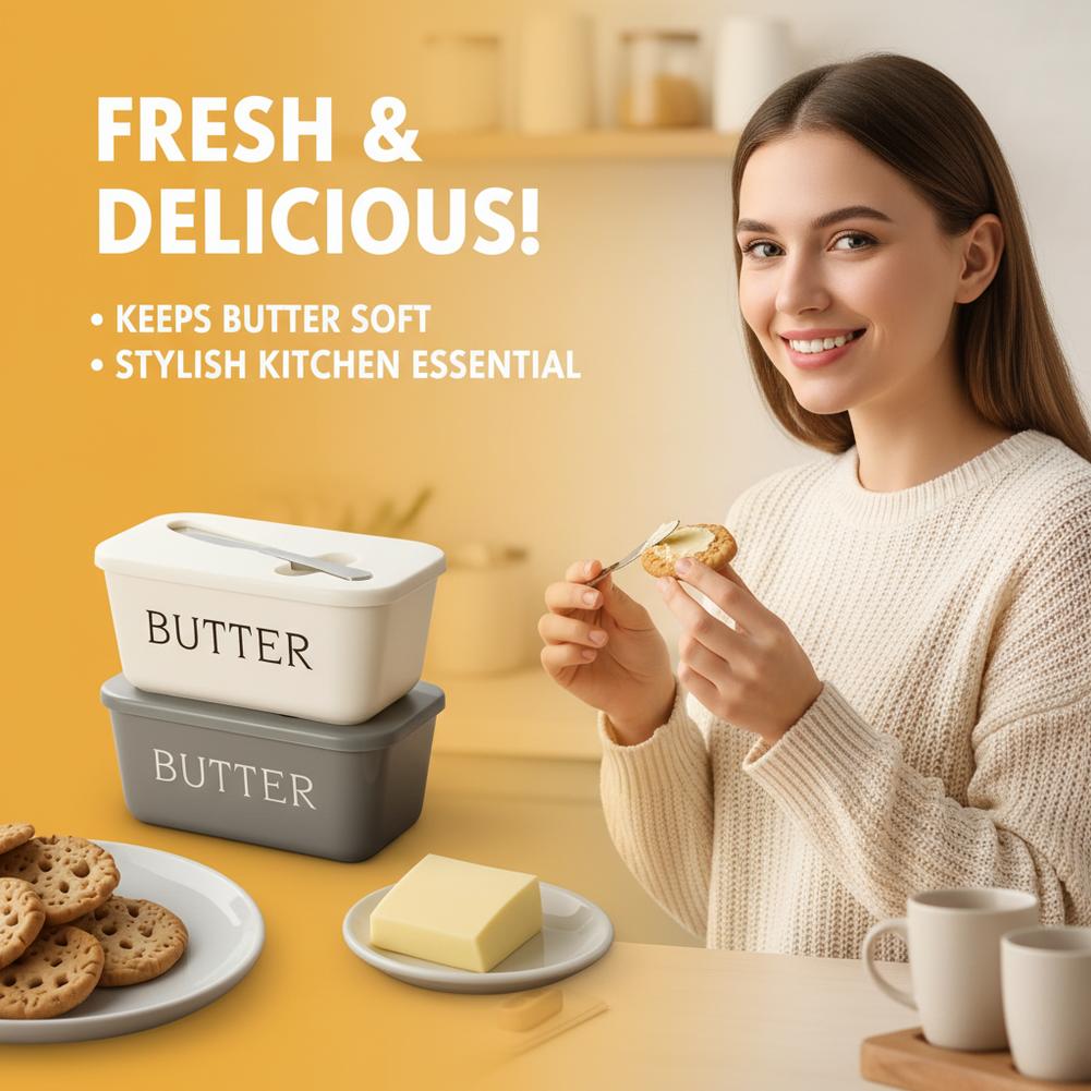 PP Butter Dish with Lid & Spre – обзор и цена Kitchen Appliances Refrigerators