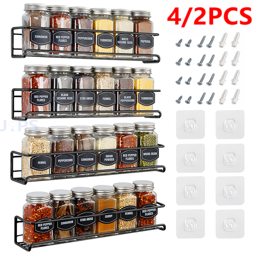 4/2PCS Spice Rack Organizer Wa – обзор и цена Kitchen Appliances Storage