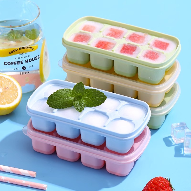 8-Grid Ice Cube Trays Silicone – обзор и цена Kitchen Appliances Rack