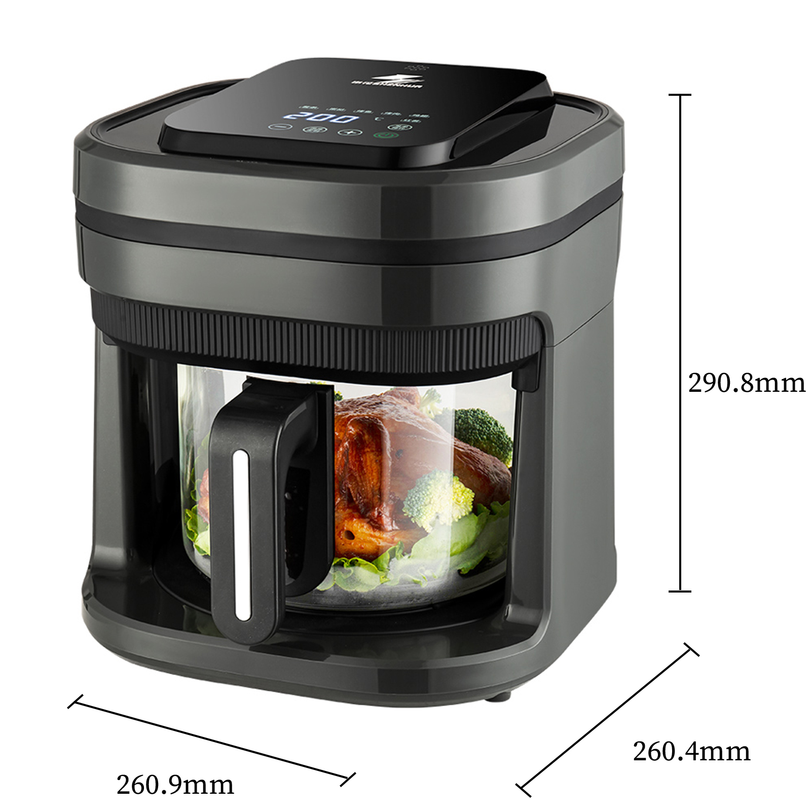 5L large-capacity electric air – обзор и цена Air Fryer 5L Digital